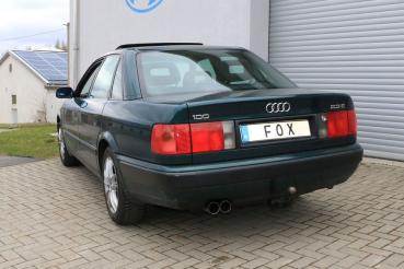 Fox Endschalldämpfer für Audi 100/A6 Typ C3/C4 Frontantrieb – 2x76 mm (Typ 10)