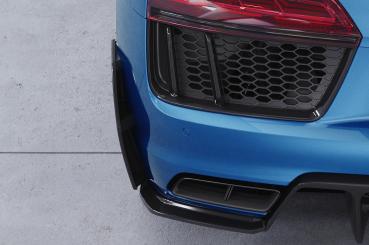 CSR Side Blades / Side Spats mit ABE für Audi R8 (Typ 4S) BL001-L schwarz matt (Lackierung erforderlich)