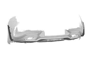 CSR Side Blades / Side Spats mit ABE für Mercedes-Benz AMG GT (190) GT C / GT R BL003-L Lackierung erforderlich (schwarz matt)