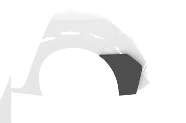 CSR Side Blades / Side Spats mit ABE für Opel Asta L BL005-K Kupfer matt (keine Lackierung erforderlich)