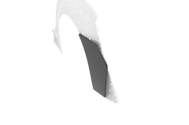 CSR Side Blades / Side Spats mit ABE für Kia Stinger BL007-G Glossy schwarz glänzend (keine Lackierung erforderlich)