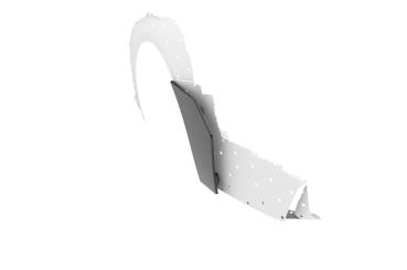 CSR Side Blades / Side Spats mit ABE für BMW M4 F82 / F83 BL009-L schwarz matt (Lackierung erforderlich)