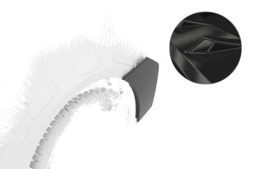 CSR Side Blades / Side Spats mit ABE für BMW M4 G82 / G83 BL010-G Glossy schwarz Hochglanz (keine Lackierung erforderlich)