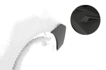 CSR Side Blades / Side Spats mit ABE für BMW M4 G82 / G83 BL010-M Carbon Look matt strukturiert (keine Lackierung erforderlich)
