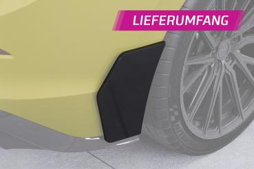 CSR Side Blades / Side Spats mit ABE für VW Golf 8 GTI, GTD, GTE, R-Line BL011-S Strukturiert schwarz matt (keine Lackierung erforderlich)