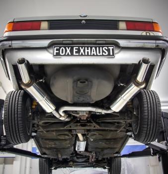 Fox Halbanlage 1x80 Typ 24 rechts/links für BMW 3er E21 323i – Edelstahl, H-zulassungsfähig, EG-Gutachten