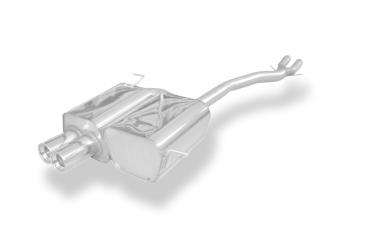 Fox passend für BMW Z4 E85 Endschalldämpfer inkl. Y-Verbindungsrohr 2x50mm - 2x80 Typ 13 BM080002-070