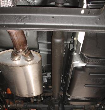 Fox Halbanlage ab Kat 2x100 Typ 17 rechts/links für Cadillac Escalade – Edelstahl, Rohr 63,5 mm, EG-Gutachten