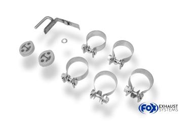 Fox Halbanlage ab Kat 2x100 Typ 17 rechts/links für Cadillac Escalade – Edelstahl, Rohr 63,5 mm, EG-Gutachten