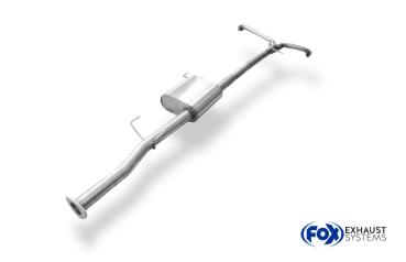 Fox Vorschalldämpfer für Chevrolet Captiva KLAC (3.2l 169 kW) – Edelstahl, Rohr 60/45 mm, EG-Gutachten