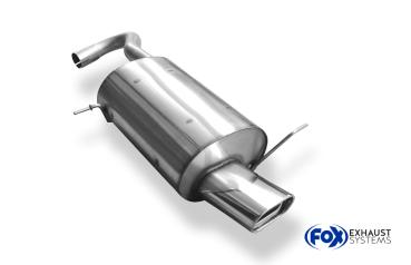 Fox Endschalldämpfer für Chrysler PT Cruiser Limousine & Cabrio – 135x85 mm (Typ 53)
