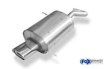 Fox Endschalldämpfer für Chrysler PT Cruiser Limousine & Cabrio – 135x85 mm (Typ 53)