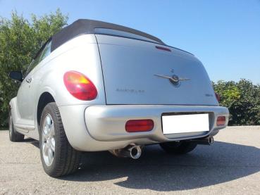 Fox Endschalldämpfer für Chrysler PT Cruiser Limousine & Cabrio – Ausgang rechts/links – 1x90 mm (Typ 13)
