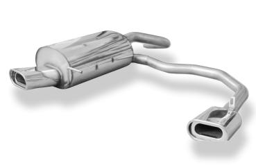 Fox Endschalldämpfer für Chrysler PT Cruiser Limousine & Cabrio – Ausgang rechts/links – 135x85 mm (Typ 53)