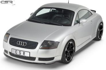 CSR Frontspoiler | Cup-Spoilerlippe mit ABE für Audi TT 8N CSL011-M Carbon Look matt strukturiert (keine Lackierung erforderlich)