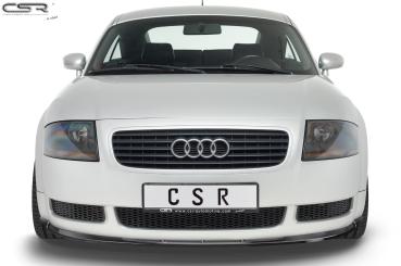 CSR Frontspoiler | Cup-Spoilerlippe mit ABE für Audi TT 8N CSL011-M Carbon Look matt strukturiert (keine Lackierung erforderlich)