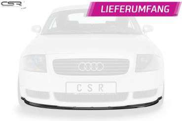 CSR Frontspoiler | Cup-Spoilerlippe mit ABE für Audi TT 8N CSL011-M Carbon Look matt strukturiert (keine Lackierung erforderlich)