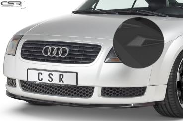 CSR Frontspoiler | Cup-Spoilerlippe mit ABE für Audi TT 8N CSL011-S schwarz matt strukturiert (keine Lackierung erforderlich)