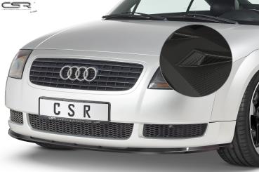 CSR Frontspoiler | Cup-Spoilerlippe mit ABE für Audi TT 8N CSL011-M Carbon Look matt strukturiert (keine Lackierung erforderlich)