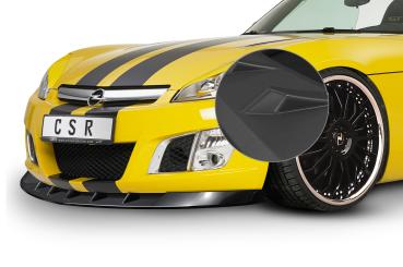 CSR Frontspoiler | Cup-Spoilerlippe mit ABE für Opel GT Roadster CSL022-L schwarz matt (Lackierung erforderlich)