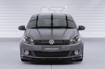 CSR Frontspoiler | Cup-Spoilerlippe mit ABE für VW Golf 6 CSL035-S schwarz matt strukturiert (keine Lackierung erforderlich)