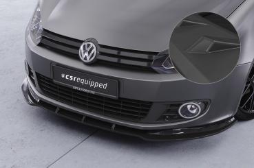 CSR Frontspoiler | Cup-Spoilerlippe mit ABE für VW Golf 6 CSL035-L schwarz matt (Lackierung erforderlich)