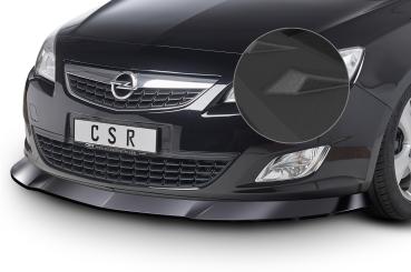 CSR Frontspoiler | Cup-Spoilerlippe mit ABE für Opel Astra J CSL064-S schwarz matt strukturiert (keine Lackierung erforderlich)