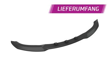 CSR Frontspoiler | Cup-Spoilerlippe mit ABE für BMW 3er E46 Coupe / Cabrio CSL073-M Carbon Look matt strukturiert (keine Lackierung erforderlich)