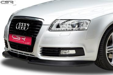CSR Frontspoiler | Cup-Spoilerlippe mit ABE für Audi A6 4F S-Line CSL106-S schwarz matt strukturiert (keine Lackierung erforderlich)