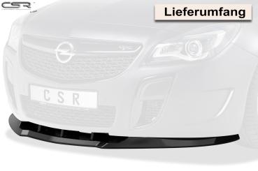 CSR Frontspoiler | Cup-Spoilerlippe mit ABE für Opel Insignia A OPC Facelift CSL109-L schwarz matt (Lackierung erforderlich)