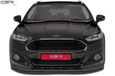 CSR Frontspoiler | Cup-Spoilerlippe mit ABE für Ford Mondeo MK5 CSL178-G Glossy schwarz Hochglanz (keine Lackierung erforderlich)