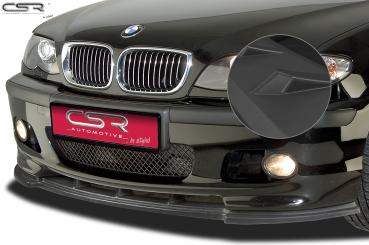 CSR Frontspoiler | Cup-Spoilerlippe mit ABE für BMW 3er E46 CSL185-L Lackierung erforderlich (schwarz matt)