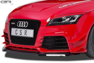 CSR Frontspoiler | Cup-Spoilerlippe mit ABE für Audi TT RS 8J CSL226-G Glossy schwarz Hochglanz (keine Lackierung erforderlich)