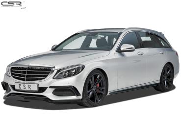 CSR Frontspoiler | Cup-Spoilerlippe mit ABE für Mercedes-Benz C-Klasse 205 CSL227-L schwarz matt (Lackierung erforderlich)