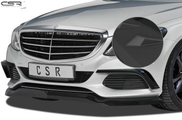 CSR Frontspoiler | Cup-Spoilerlippe mit ABE für Mercedes-Benz C-Klasse 205 CSL227-S schwarz matt strukturiert (keine Lackierung erforderlich)