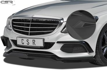 CSR Frontspoiler | Cup-Spoilerlippe mit ABE für Mercedes-Benz C-Klasse 205 CSL227-L schwarz matt (Lackierung erforderlich)