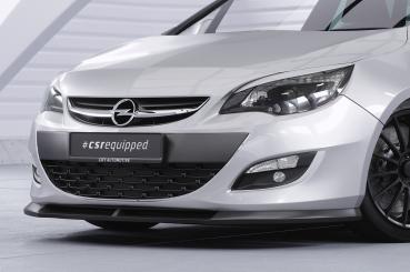 CSR Frontspoiler | Cup-Spoilerlippe mit ABE für Opel Astra J CSL311-M Carbon Look matt strukturiert (keine Lackierung erforderlich)