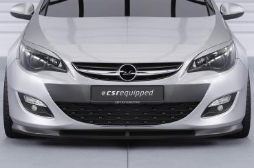 CSR Frontspoiler | Cup-Spoilerlippe mit ABE für Opel Astra J CSL311-M Carbon Look matt strukturiert (keine Lackierung erforderlich)