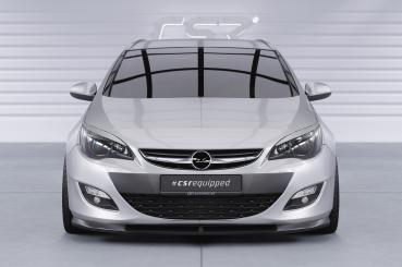 CSR Frontspoiler | Cup-Spoilerlippe mit ABE für Opel Astra J CSL311-M Carbon Look matt strukturiert (keine Lackierung erforderlich)