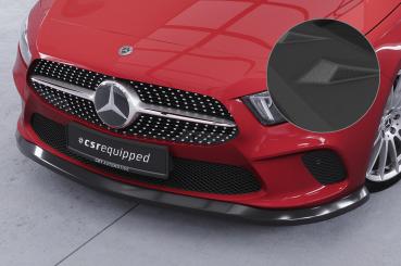 CSR Frontspoiler | Cup-Spoilerlippe mit ABE für Mercedes-Benz A-Klasse W177 CSL312-S schwarz matt strukturiert (keine Lackierung erforderlich)