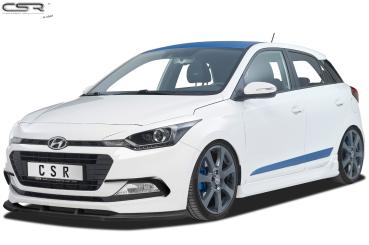 CSR Frontspoiler | Cup-Spoilerlippe mit ABE für Hyundai I20 GB CSL313-L schwarz matt (Lackierung erforderlich)