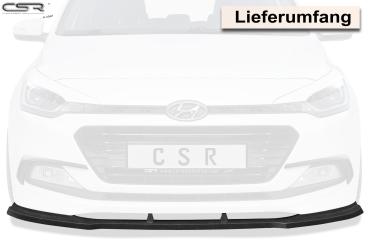 CSR Frontspoiler | Cup-Spoilerlippe mit ABE für Hyundai I20 GB CSL313-L schwarz matt (Lackierung erforderlich)