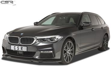 CSR Frontspoiler | Cup-Spoilerlippe mit ABE für BMW 5er G30/G31 M-Paket CSL316-S schwarz matt strukturiert (keine Lackierung erforderlich)