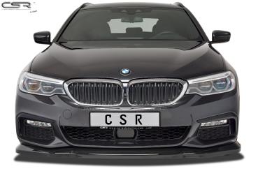 CSR Frontspoiler | Cup-Spoilerlippe mit ABE für BMW 5er G30/G31 M-Paket CSL316-S schwarz matt strukturiert (keine Lackierung erforderlich)