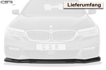 CSR Frontspoiler | Cup-Spoilerlippe mit ABE für BMW 5er G30/G31 M-Paket CSL316-S schwarz matt strukturiert (keine Lackierung erforderlich)