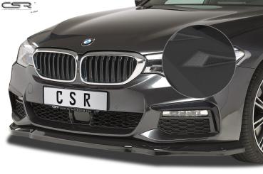 CSR Frontspoiler | Cup-Spoilerlippe mit ABE für BMW 5er G30/G31 M-Paket CSL316-S schwarz matt strukturiert (keine Lackierung erforderlich)