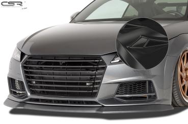CSR Frontspoiler | Cup-Spoilerlippe mit ABE für Audi TTS FV/8S CSL320-G Glossy schwarz Hochglanz (keine Lackierung erforderlich)