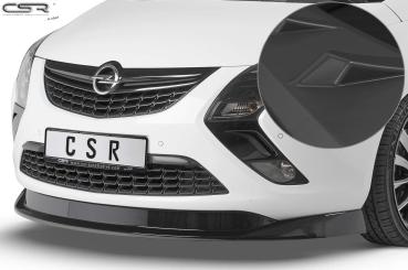CSR Frontspoiler | Cup-Spoilerlippe mit ABE für Opel Zafira C Tourer CSL326-L schwarz matt (Lackierung erforderlich)