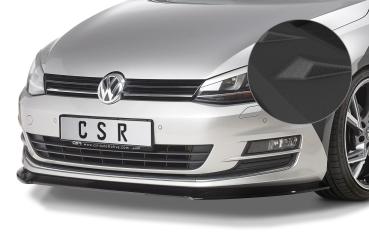 CSR Frontspoiler | Cup-Spoilerlippe mit ABE für VW Golf 7 CSL330-S Strukturiert schwarz matt (keine Lackierung erforderlich)