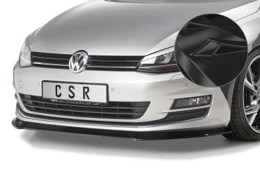 CSR Frontspoiler | Cup-Spoilerlippe mit ABE für VW Golf 7 CSL330-G Glossy schwarz glänzend (keine Lackierung erforderlich)